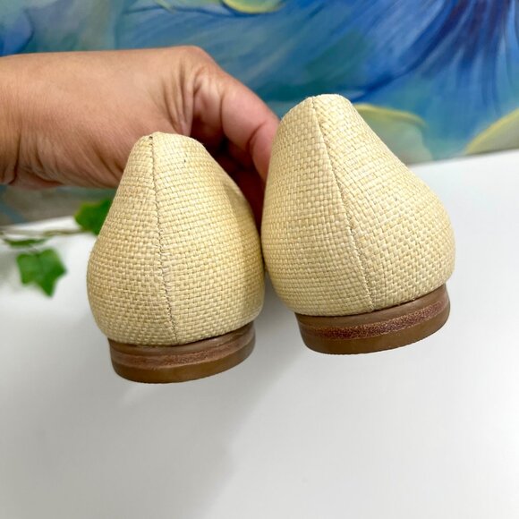 Marc Fisher LTD Women's Sunny Ballet Flat in Light Natural 7 - Picture 9 of 12